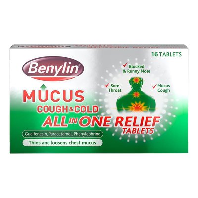 benylin mucus cough and cold all in one tablets